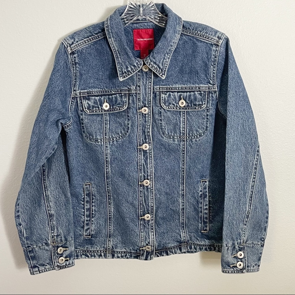 Gloria Vanderbilt Vintage 80’s Denim Jacket Size M
